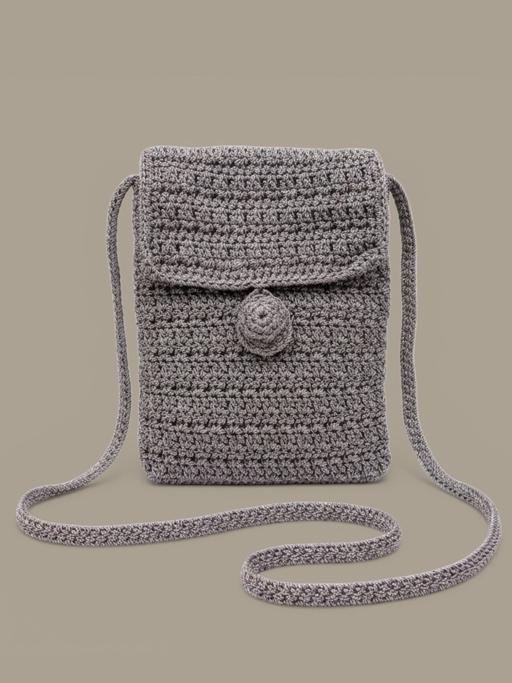 Handcrafted Crochet Crossbody Bag * Christian Livingston *